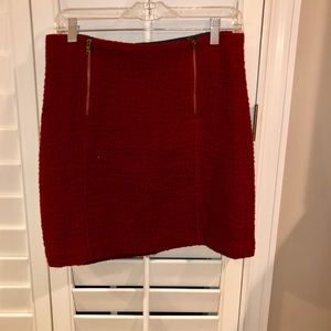 LOFT petites quilted skirt